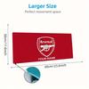 Arsenal F Anpassat Namn Stor Storlek Musmatta Stor Spelbord Kudde Halkfri Bärbar Dator Surfplatta Stor Musmatta XXL Mat Mini PC Spelmatta Med Låst Kant