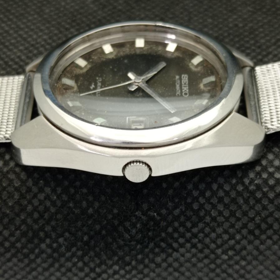 USED JAPAN-MADE SEIKO MENS OLD AUTOMATIC 7005A ORIGINAL DIAL WATCH a416103-2 R10621f-a416103