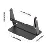 360 Rotating Metal Projector Bracket Double Rod Wall Ceiling Installation 210° Angle Adjustment Multiple Device Support
