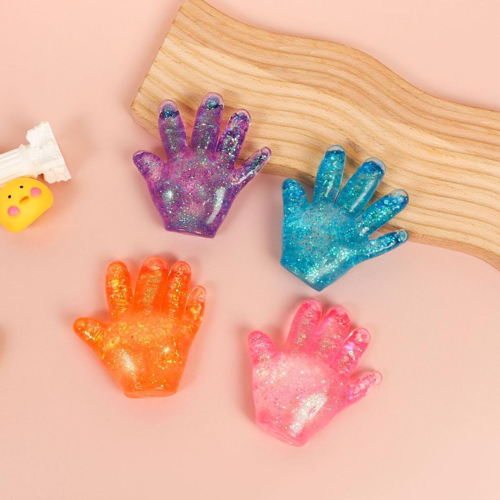 Decompression Squeeze Color Palm Soft TPR Hot Selling Cute Breathable Maltose Pinching Toy Kneading Play Slow Rebound Soft Relax
