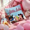 The Little L-Lulu Show Anime Cushion Cover Pattern Printed Pillowcase For Living Room Sofa Cushion Cover & Bedroom Decor