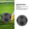 Reflective Soccer Ball PU Leather Durable Wear Resistant Reflective Football for Indoor and Outdoor School Training