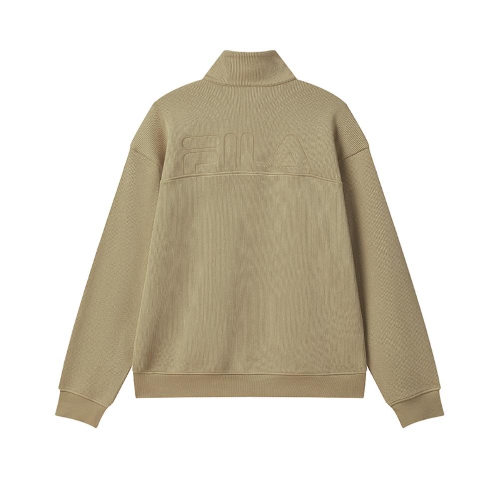 Fila Original Fashion Versatile Retro Trendy Loose Pullover Sweatshirt Men Sweatshirt Brown F11M549204FLK