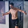 11-teiliges Set Muskeltrainingsgurte, Multifunktionales Fitness-Spannband, Fitness-Spannungstrainingsgurt, Elastisches Seil