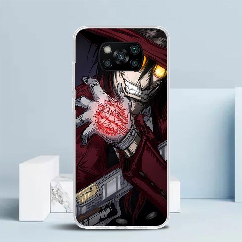 

Мягкий чехол A-Alucard Hellsing Anime для Xiaomi Poco F7 Ultra X7 X6 X5 Pro M7 Чехол для телефона Redmi 15 15C 13 13C 12 12C 10 10C Печать Redmi 10