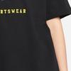 Nike Round Neck Logo Short Sleeve Straight T-Shirt Women Tops Black DX7923-010