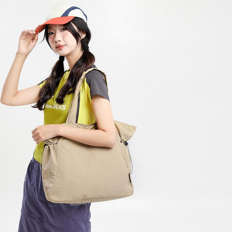 Nylon Bag Women's Large Capacity Shoulder Bag Student Class Commuter Tote Bag