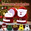 Christmas Bell Christmas Jewelry Box Snowman Santa Claus Rings Box Christmas Tree Ornament Couples