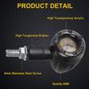Motorcycle Turn Signal Light LED Mini Bullet Moto Indicators Stop Light LED Universal 12V 8mm LED Brake Amber Red Tail Lamp