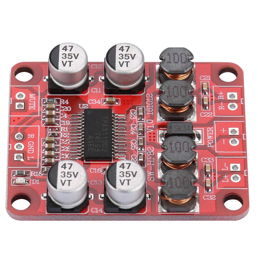 

TPA3110 Digital Audio Power Amplifier Board 2x15W Channel Stereo HF82