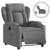 VidaXL Electric Recliner, Relaxation Chair with Adjustable Backrest and Footrest, Living Room Seat, Modern, 3204459