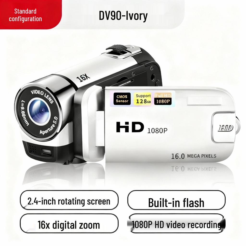 DV90 Digital Camera - 16MP HD Photo & Video Camcorder, Ideal Gift for Adults
