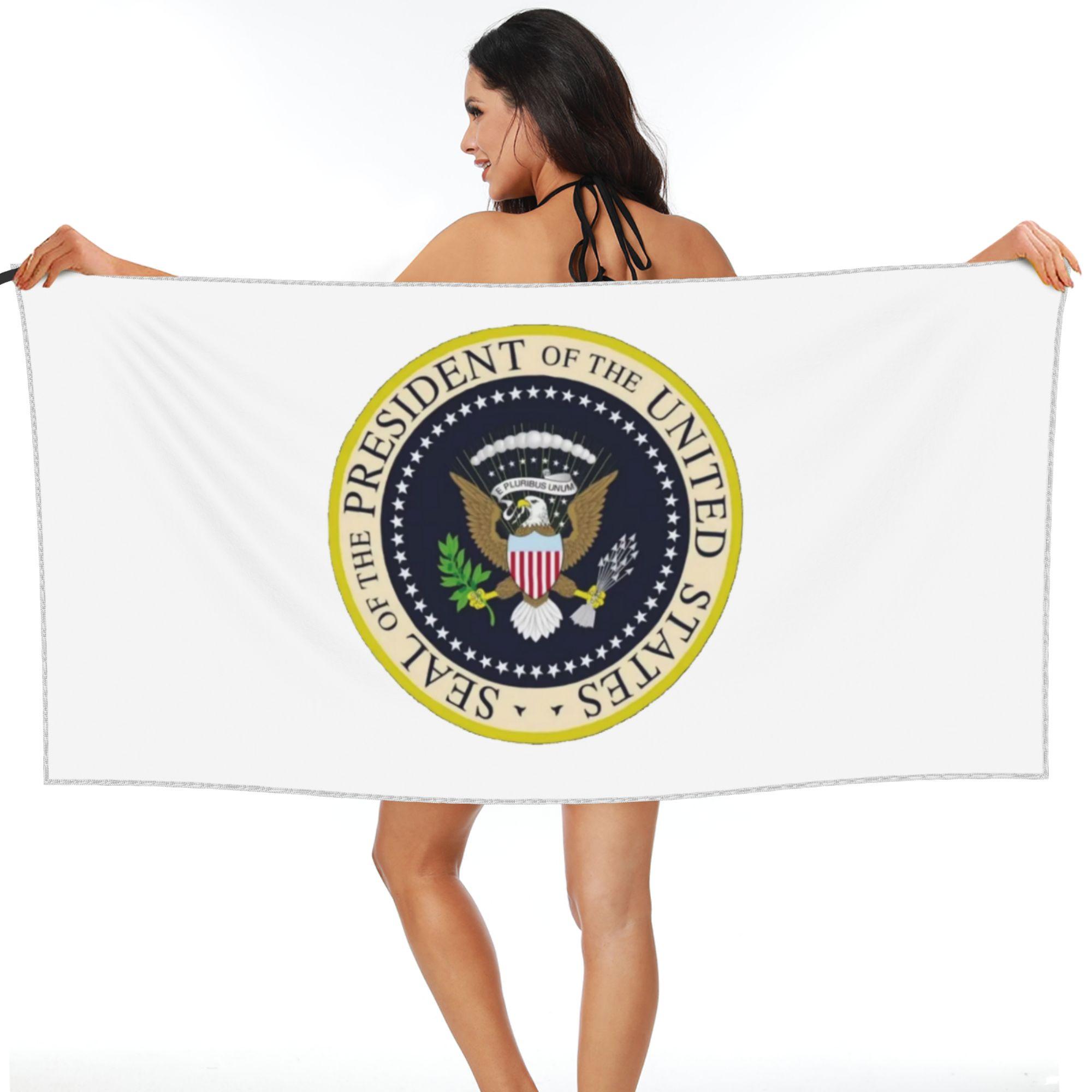 Jmg Household Supplies Seal Of The President Of The United States Beach Towel Soft Microfiber Quick Dry Absorbent Quick Towels For Yoga