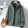 Men's Autumn and Winter Casual Loose Hooded Plus Velvet Sweater