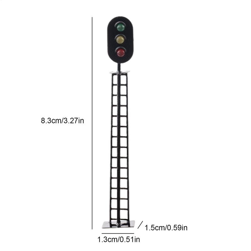 Traffic Light Toys for Kids Educational Simulation Signal Light Model Signal Light Toy Stop Light for Kids Hand-Built Scene