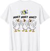 (2 Sides) Mine Seagull Funny Beach Bird Playing Volleyball Kids Adults T-Shirt
