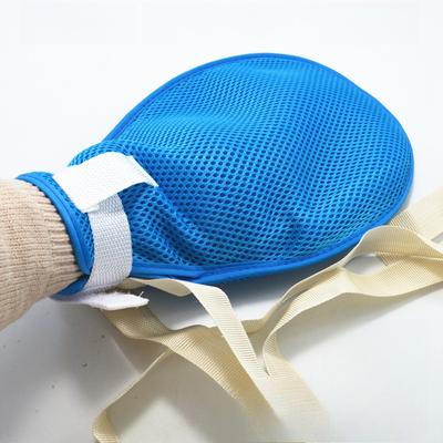 Breathable Self Injury Prevention Hand Fixed Restraint Gloves Adjustable Safety Control Mitts For Elderly Disabled Patients