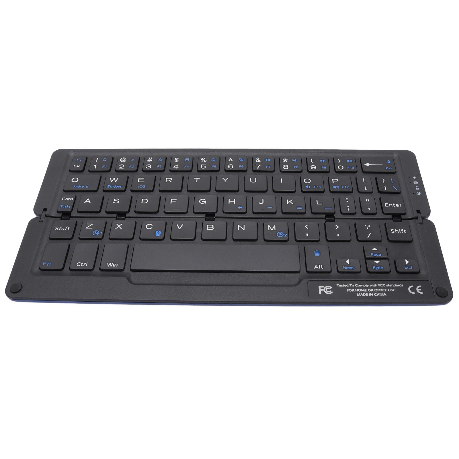 

Беспроводная складная клавиатура Bluetooth с тихими клавишами и длительным временем ожидания Магнитная клавиатура для планшета и телефона