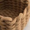 Natural Cotton Cord Container Handmade Storage Basket Ideal For Desk Bedroom And Living Room Storage Needs
