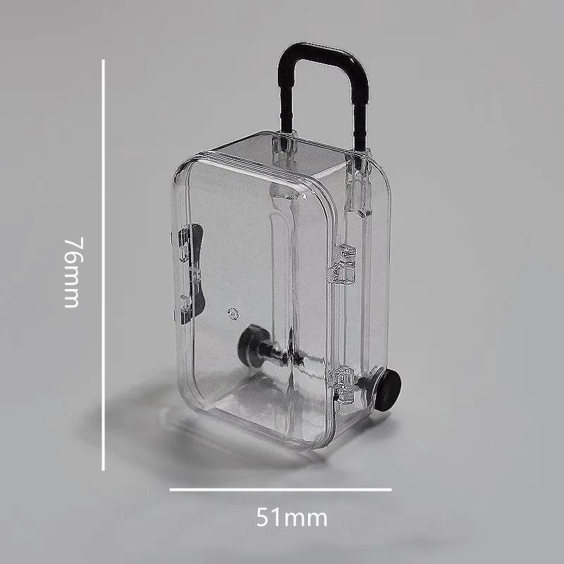 

Creative Mini Trolley Case: Fun Ornament & Storage Box for Kids & Adults