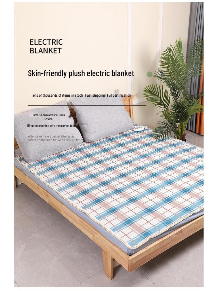 EU/UK Electric Heated Mattress Pad - Single/Double Size - CE/ECM/LVD Certified