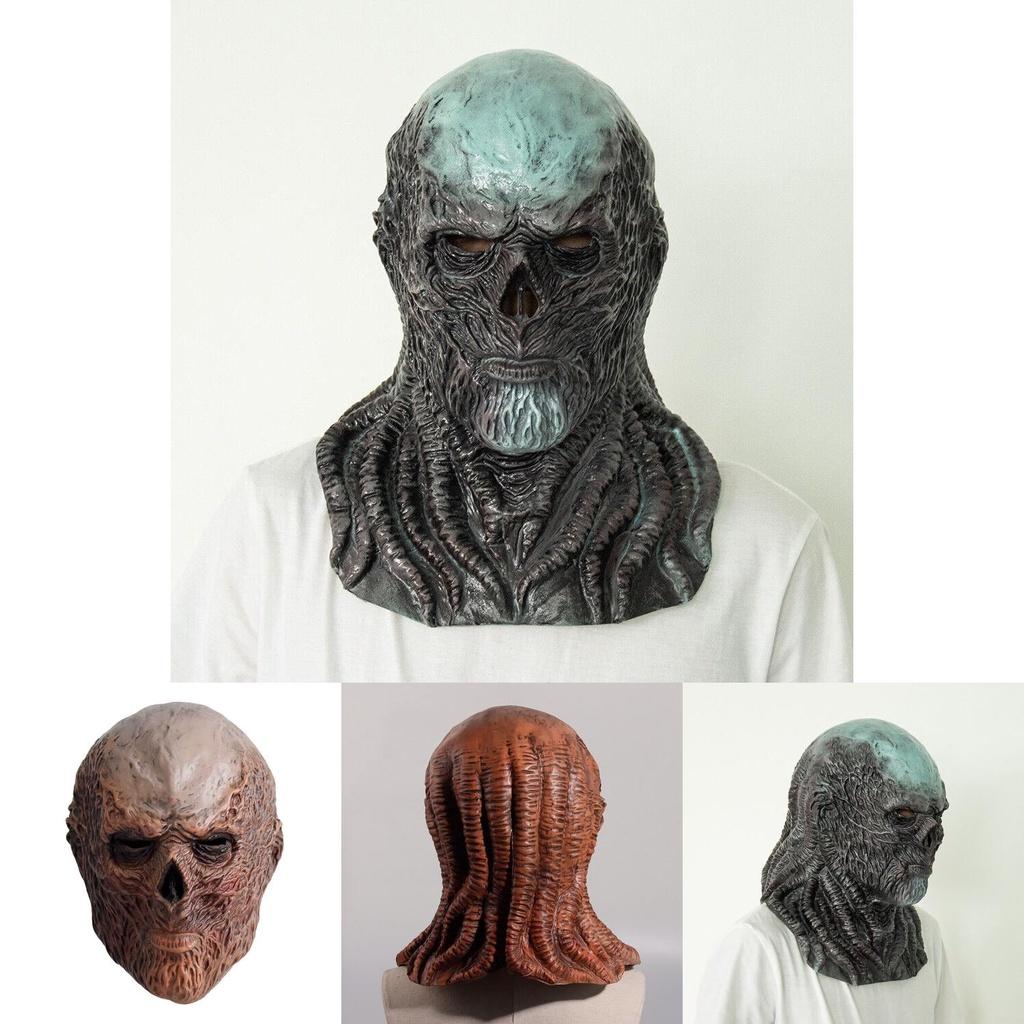 Stranger Things Staffel 4 Vecna Maske Furchteinflößende Latex Halloween Cosplay Requisite