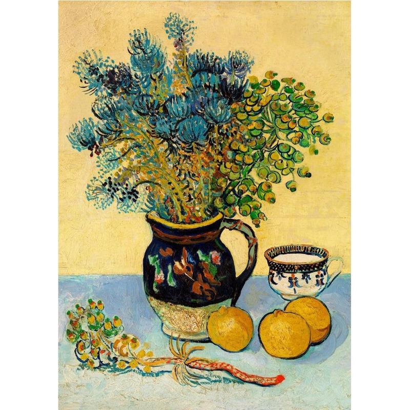 Impressionist Vincent Van Gogh Bouquet of Sunflowers In a Vase Poster Canvas Paintings Abstract Roses Wall Art Decoration Room At Home