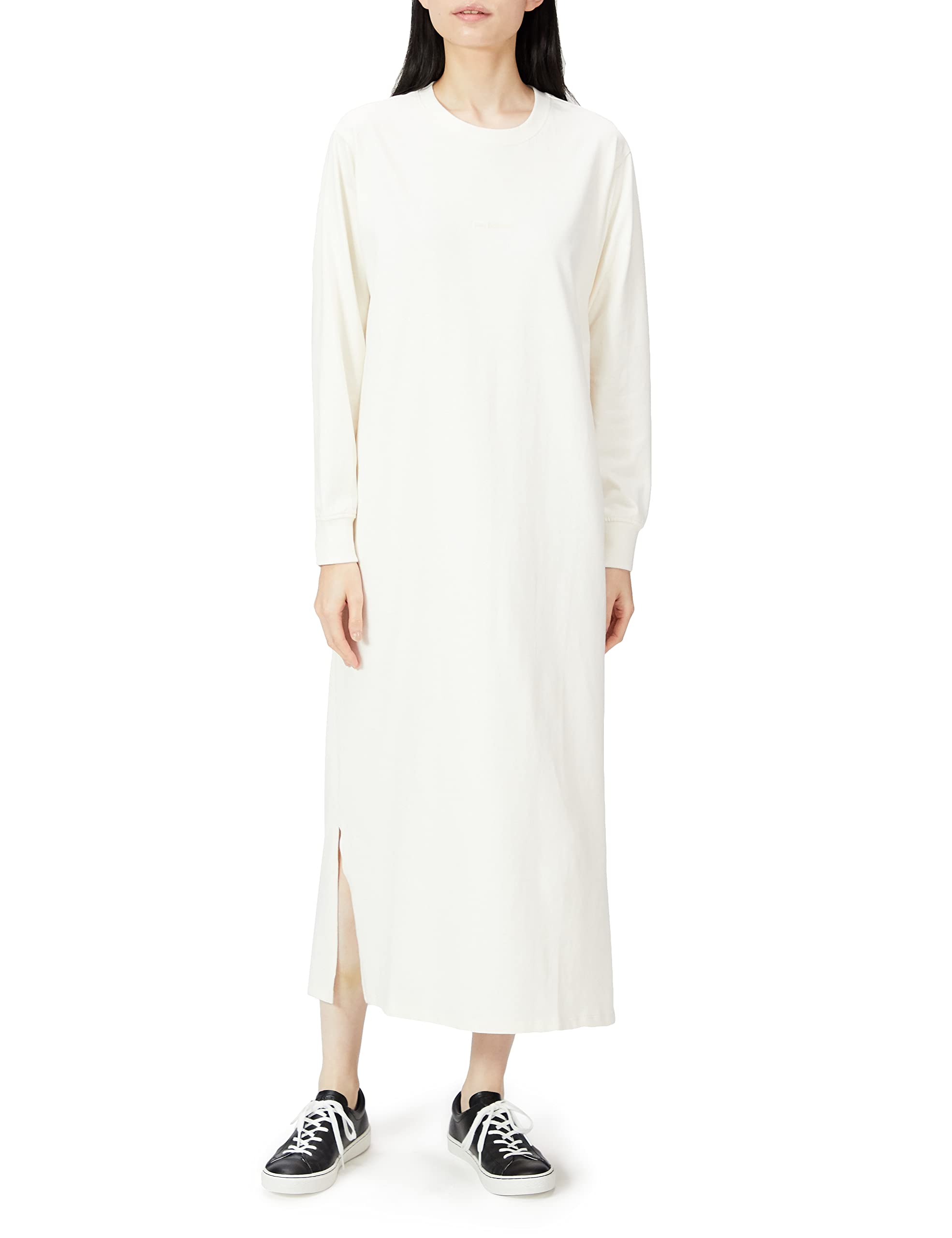 

Casual Dress NB Athletics Nature State Long Sleeve Dress WD23553 Dress GIE S [New Balance] T-Shirt Women s (Greige)