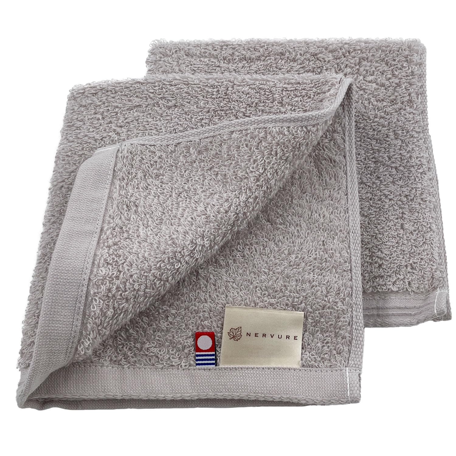 

Imabari Lien Набор полотенец для рук из высококачественного премиального сплошного льна, 2, Серо-бежевый, Пушистый, Мягкий, Впитывающий, Вес, Цвет, Скрученный,