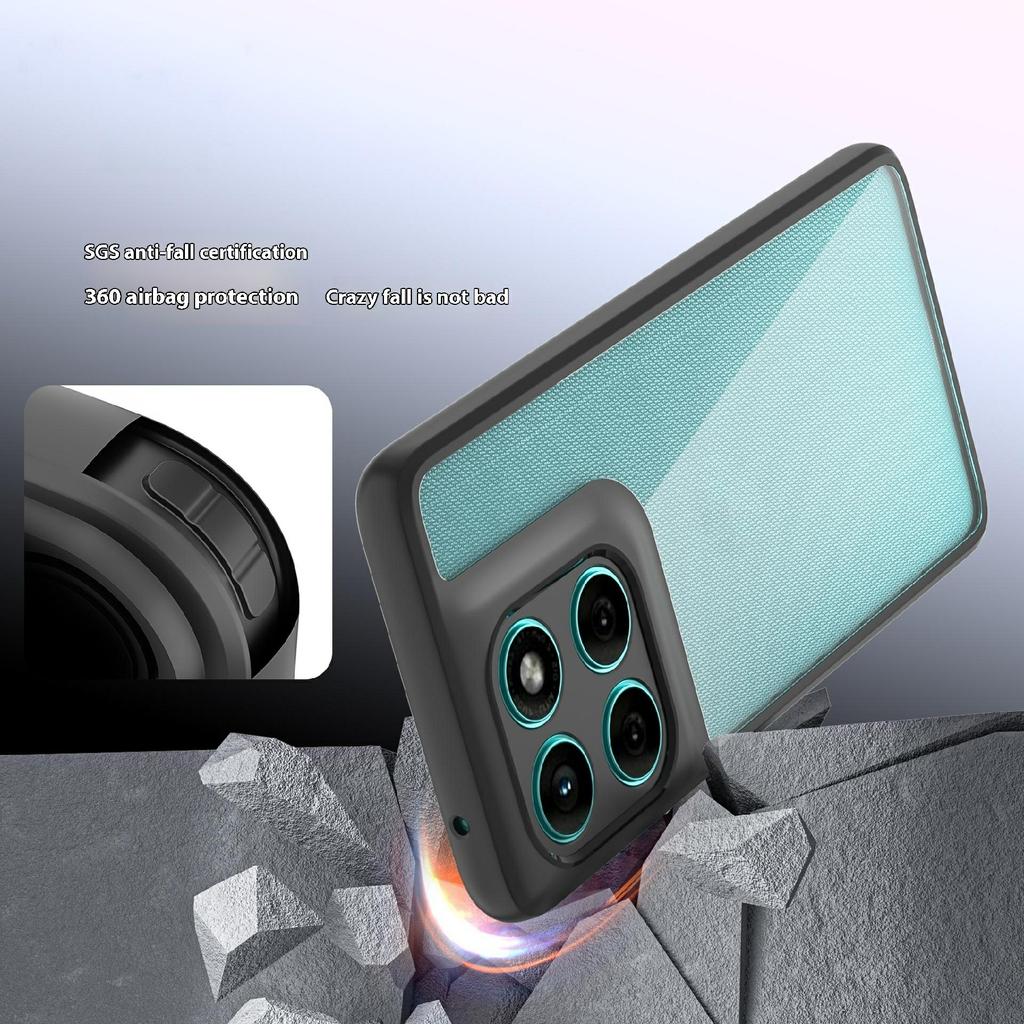For Motorola Edge 60 5G/60 Fusion 5G Case Shockproof PC + TPU Clear Back Phone Cover