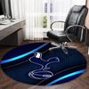 1pc T-Tottenham Hotspur  Carpet, Round Rug, Comfortable, Suitable for Entryways, Living Rooms, Office, And Bedrooms, Christmas Decoration