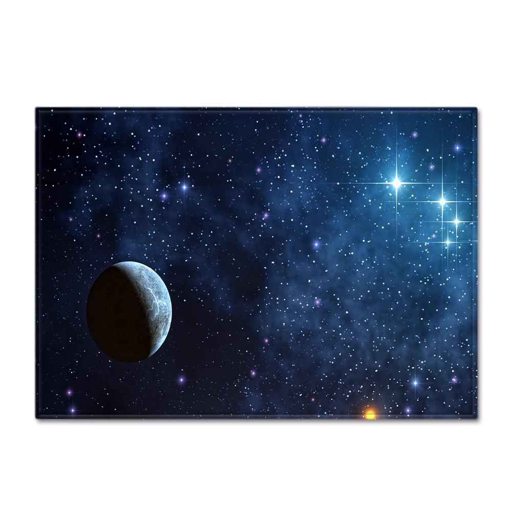 Starry Sky Carpet Feather Wind Bedroom Floor Mat