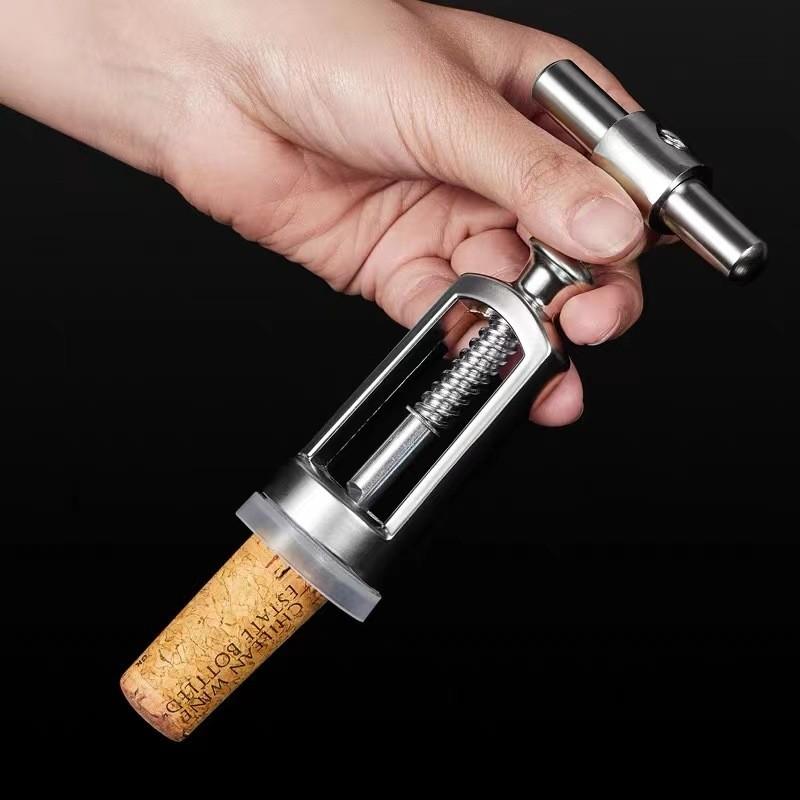Multifunction Zinc Alloy Wine Opener With Bottle Stopper For Gift Celebrations