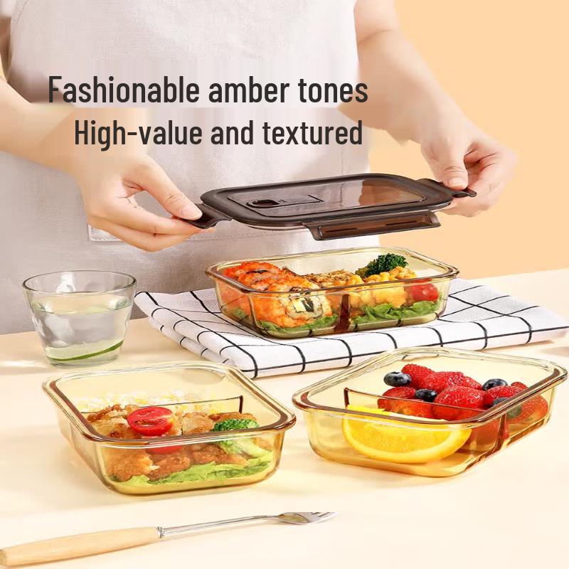 Meiliya High Borosilicate Glass Food Container
