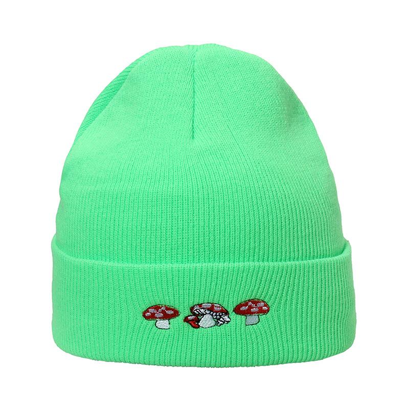 Hip Hop Trend Hat Anime Dragon Ball Wukong Wool Hat Autumn and Winter Cartoon Wu Turtle Letter Knitted Hat Men