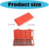Pack of 40 Alloy Steel Socket Wrench Set Featuring High Hardness and Wear Resistance for Multiple Repair Applications