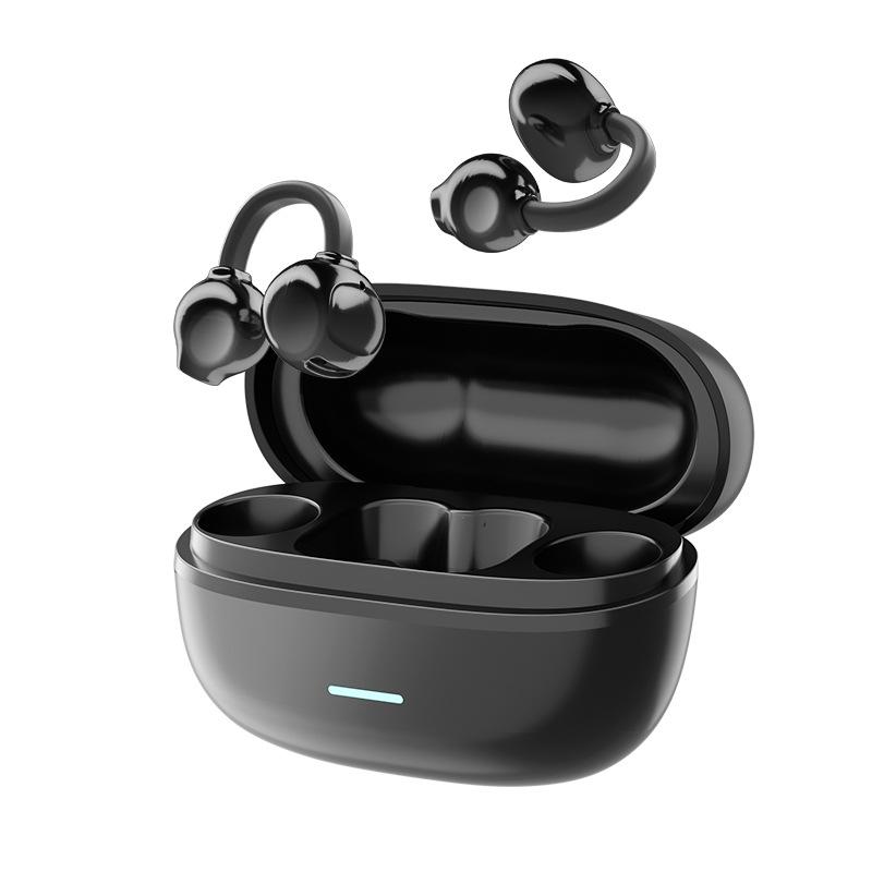 2025 Bluetooth Clip-on Headphones: Waterproof, Noise-Cancelling, Long Battery, Sports Comfort, AI Translation, Sound Leak-Free.