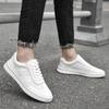 Mode Herren Echtleder Flache Freizeitschuhe 2024 Neue Leichte Sneaker Atmungsaktive Sportschuhe Schuhe Alleskönner Herren Tennisschuhe