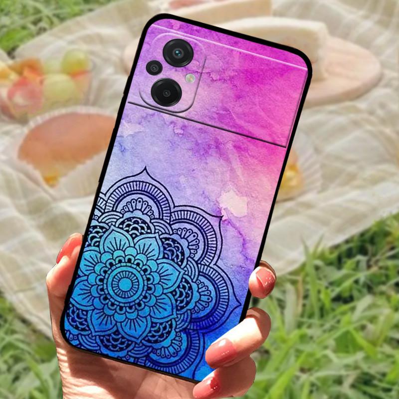 For Xiaomi Poco M5 4G Case Cover For Poco M4 5G Soft Silicone Black Bumper For Redmi Note 11R Shockproof Protective Funda Coque