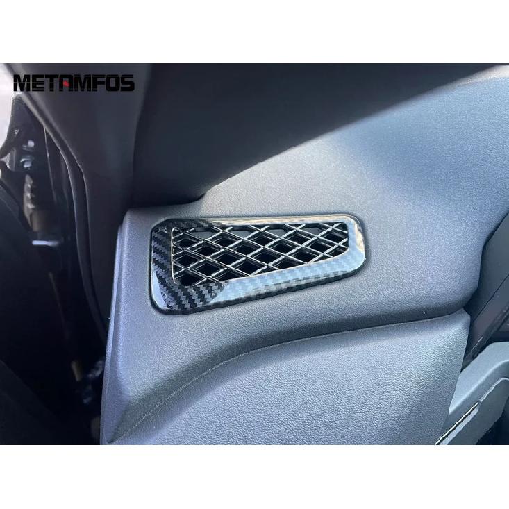 Interior Accessories For Honda Accord Sedan  2024 2025 Carbon Fiber Front Upper Air Condition Vent Outlet Cover Trim Frame