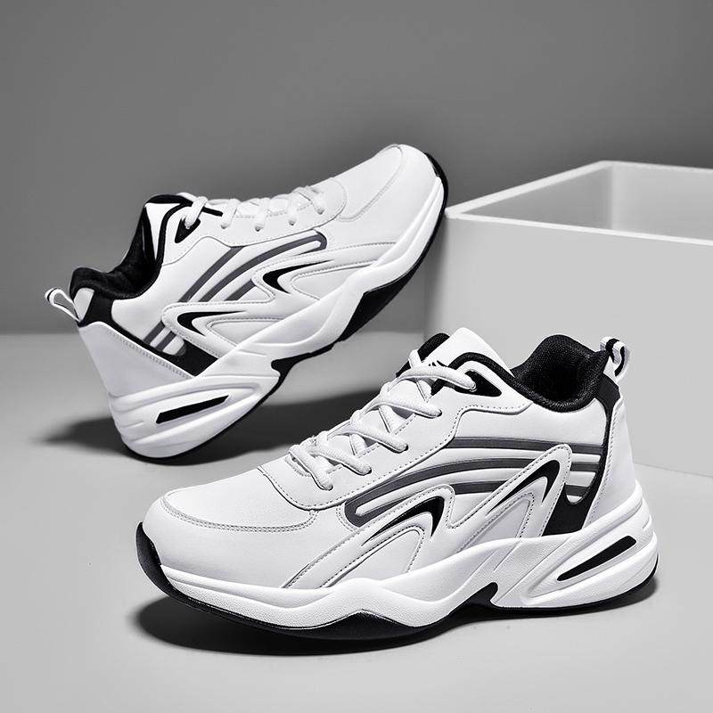 

Mens Sports Shoes Fashion High-quality Outdoor Breathable Running Shoes 2026 New Luxury Design Leather Casual Flat Mens Sneakers 38 белый