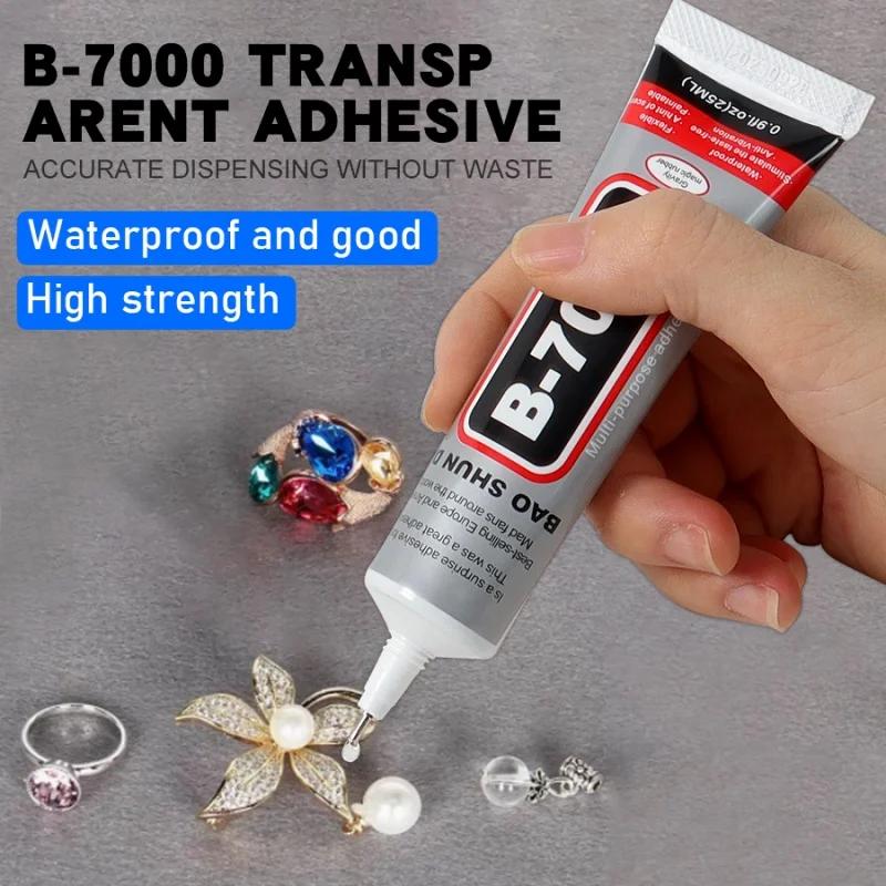 15ML Multi-Purpose Clear Strong Glue Adhesive Universal Phone Repair Glue DIY Jewelry Makings Repair Glue B7000 Glue