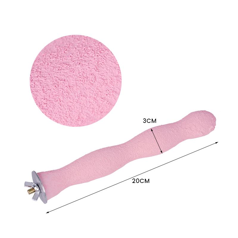 Paw Grinding Stick Parrot Pet Bird Claw Grinding Rod Budgerigar Grind Paws Tools Bird Cage Decoration Parrot Supplies Parakeet