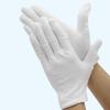 6 Pairs Soft White Cotton Gloves for Cosmetic Moisturizing Coin Jewelry Inspection Stretchable Lining Glove Size S-XL (S)