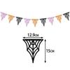 Black Spider Ghost Bat Halloween Bat Banners Funny Halloween Party Banner  Room Party Decor
