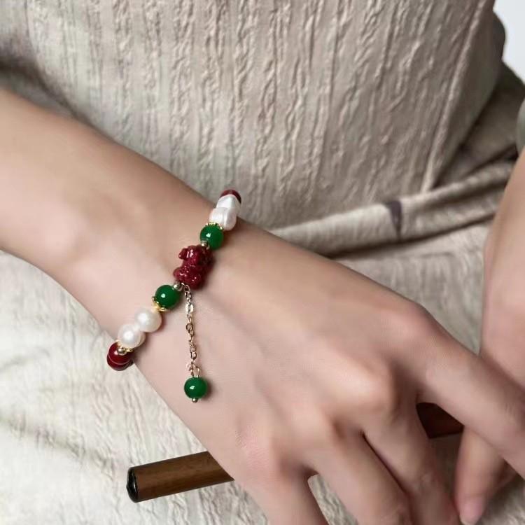 Ceramic Elegant Handcrafted Beaded Bracelet Fashionable And Unique Accessory