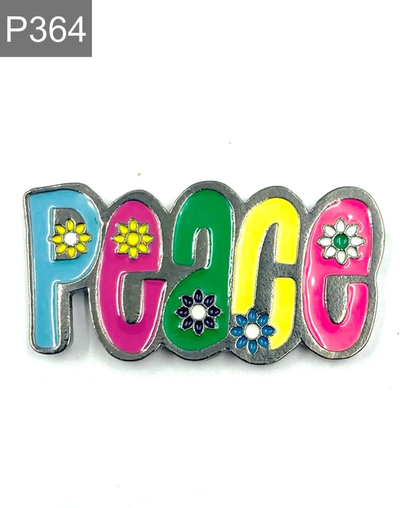 New Enamel Pin Peace Flower Summer Kaws Metal Connector Gift Birthday 1pc