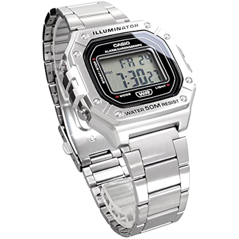 [Casio] CASIO Standard Digital Watch W-218HD-1AV with Genuine Box, Men's Cheap Casio Chipukashi M...