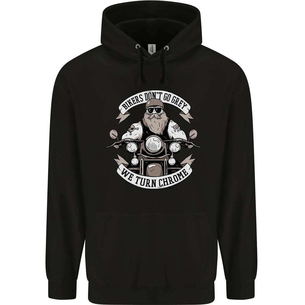 Bikers Dont Go Grey Motorbike Motorcycle Hoodie
