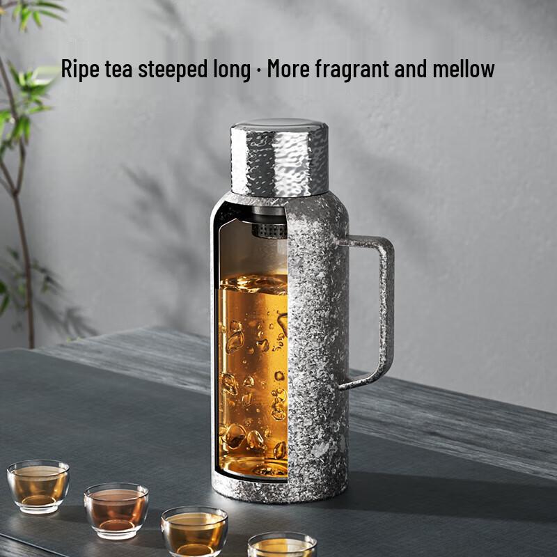 TOMIC Pure Titanium Insulated Tea Pot